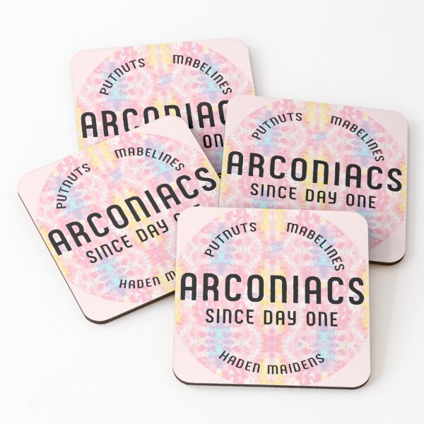 Item preview, OMITB Arconiacs Badge - PINK BACKGROUND designed and sold by bubble-steph.