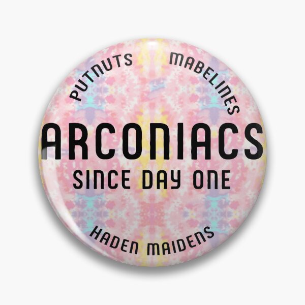 Item preview, OMITB Arconiacs Badge - PINK BACKGROUND designed and sold by bubble-steph.