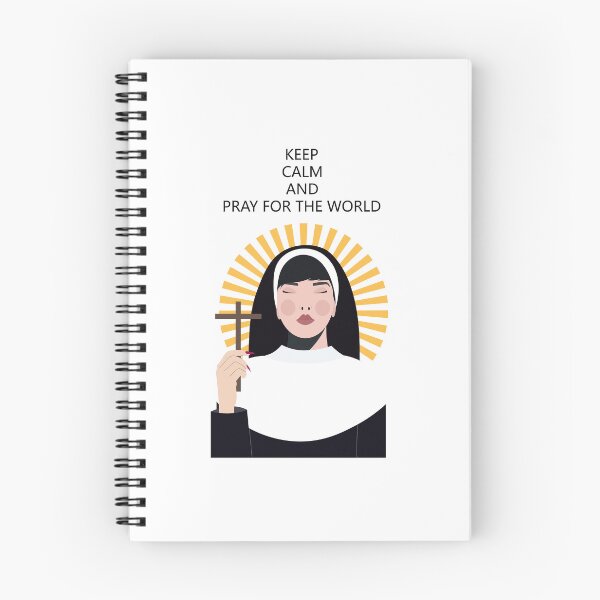 Item preview, The nun is pray for the world. Keep calm and pray for the world. designed and sold by Amnise.