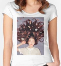 IU Women's Fitted Scoop T-Shirt