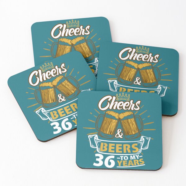 Item preview, 36Th Birthday Gift Cheers And Beers To My 36 Years designed and sold by EasterSpears.