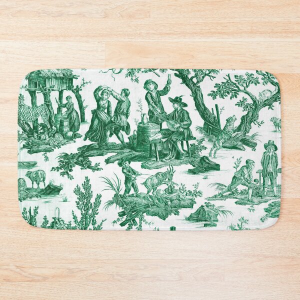 Item preview, Kosher Pareve Green Toile de Jouy - Kosher Parev designed and sold by thekosherhub.