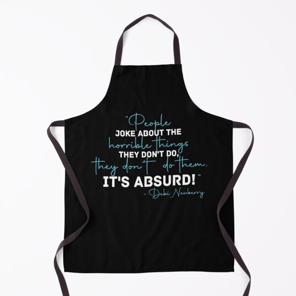 Item preview, People joke about the horrible things they don't do they don't do them. It's absurd! -Debi Newberry, Grosse Point Blank designed and sold by Sticker Up.