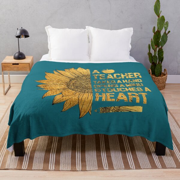 Item preview, a teacher takes a hand opens a mind and touches a heart Gold designed and sold by EasterSpears.