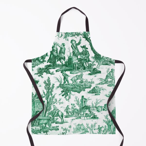 Item preview, Kosher Pareve Green Toile de Jouy - Kosher Parev designed and sold by thekosherhub.