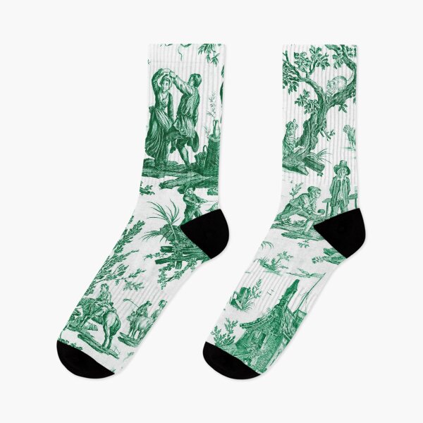 Item preview, Kosher Pareve Green Toile de Jouy - Kosher Parev designed and sold by thekosherhub.