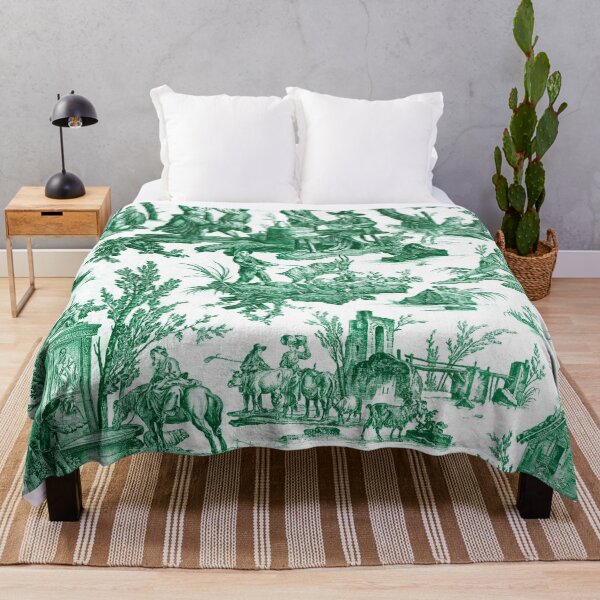 Item preview, Kosher Pareve Green Toile de Jouy - Kosher Parev designed and sold by thekosherhub.
