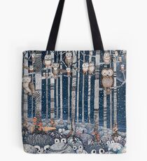 Owl Forest Tote Bag