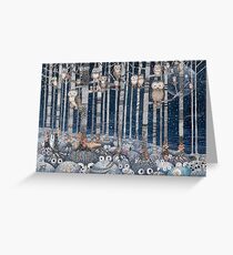 Owl Forest Greeting Card