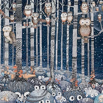 Artwork thumbnail, Owl Forest by Ruta