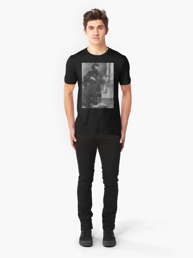Alternate view of Francisco Tárrega - Brilliant Guitarist and Composer Slim Fit T-Shirt