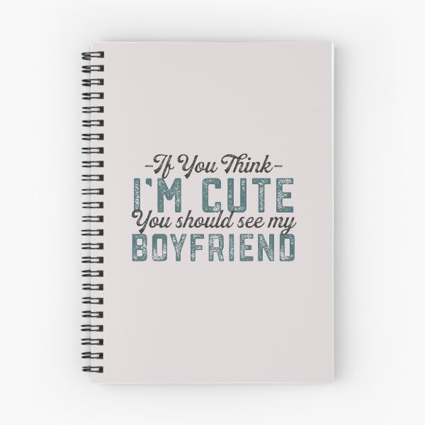 Item preview, Girlfriend Quote If You Think I'm Cute You Should See My Boyfriend Funny Couple Gift  designed and sold by alenaz.