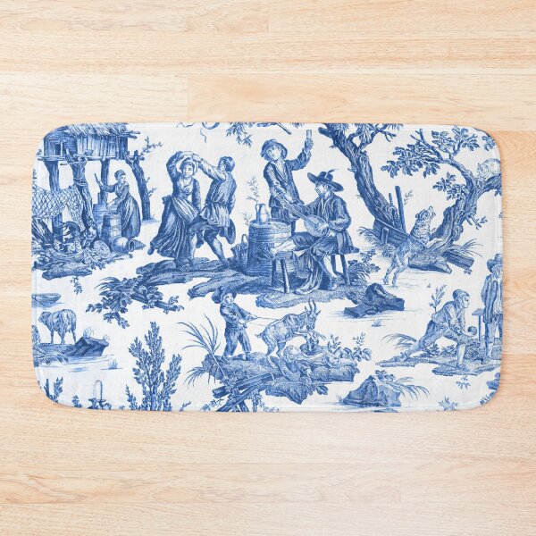 Item preview, Kosher Dairy Blue Toile de Jouy - Kosher Dairy designed and sold by thekosherhub.