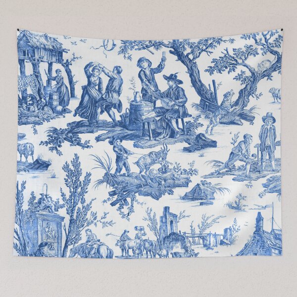 Item preview, Kosher Dairy Blue Toile de Jouy - Kosher Dairy designed and sold by thekosherhub.