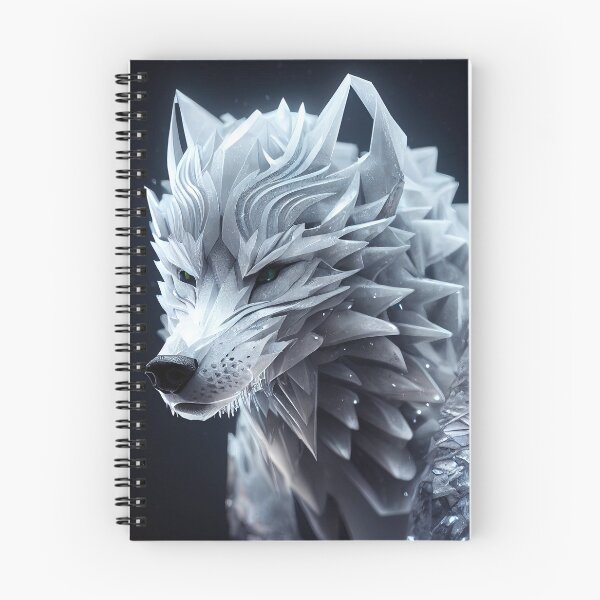 Item preview, Ice wolf designed and sold by AI1artist.