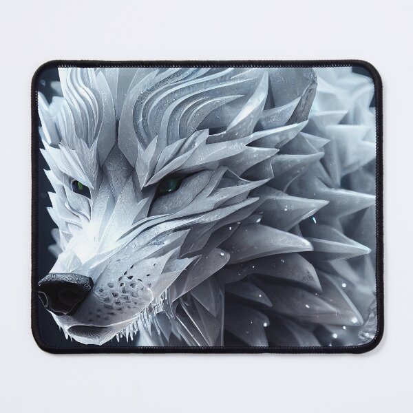 Item preview, Ice wolf designed and sold by AI1artist.