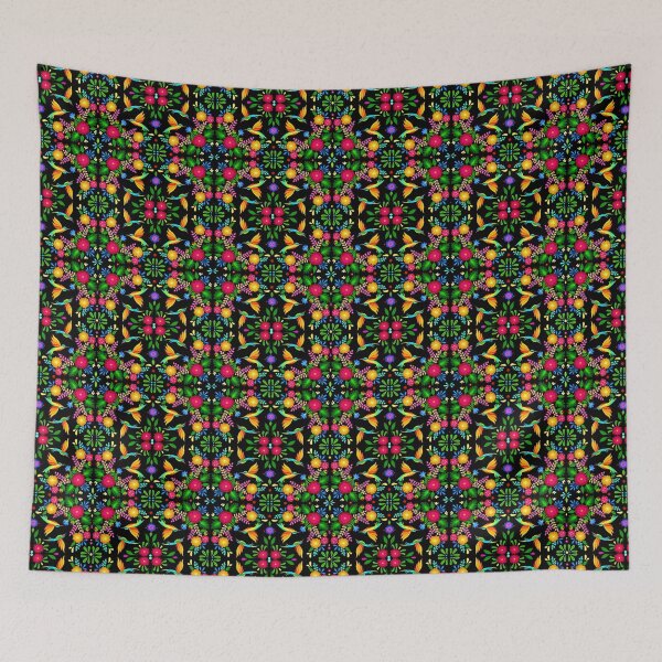 Item preview, Bright floral Mexican pattern designed and sold by Soozie Wray.