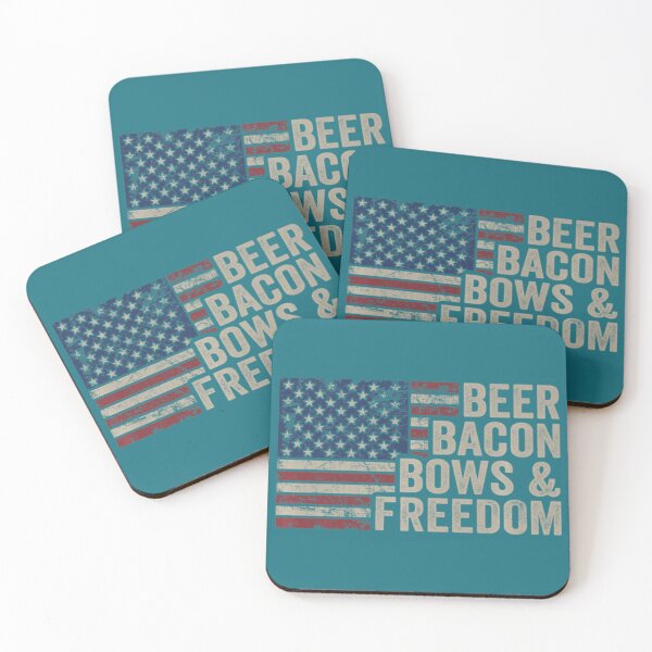 Item preview, BEER BACON BOWS & FREEDOM  Vintage BBQ Archery Bow Drinking  designed and sold by EasterSpears.