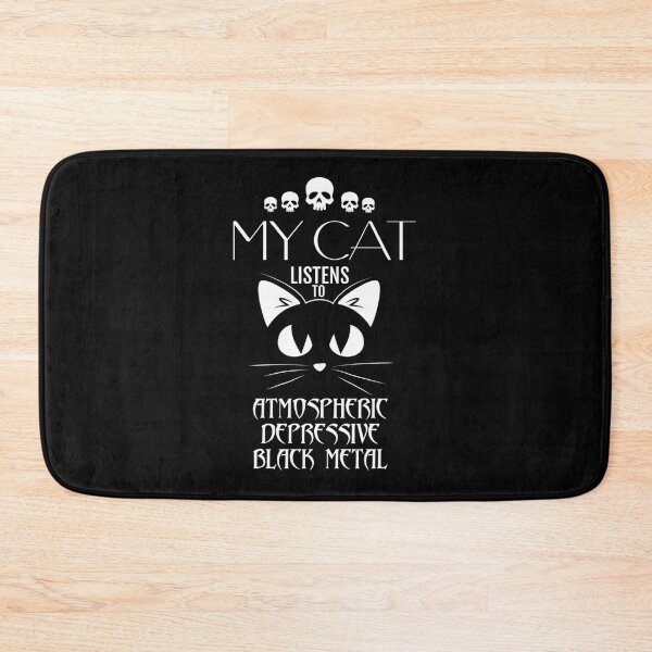 Item preview, My Cat Listens To Atmospheric Depressive Black Metal Tank Top designed and sold by CravenStore99.