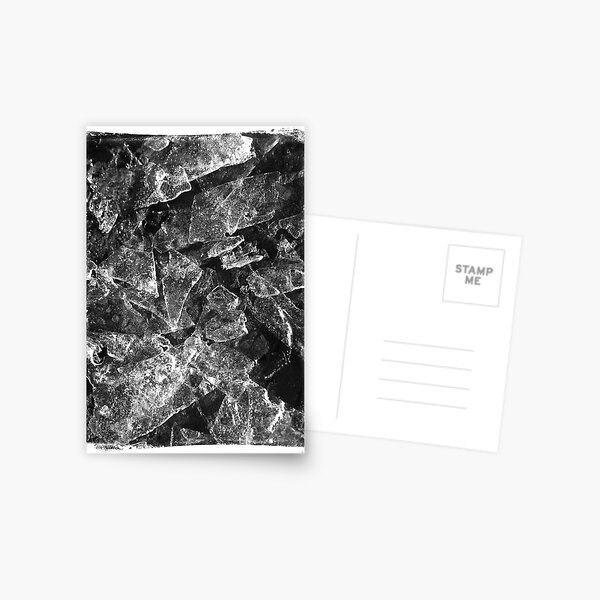 cracked Postcard