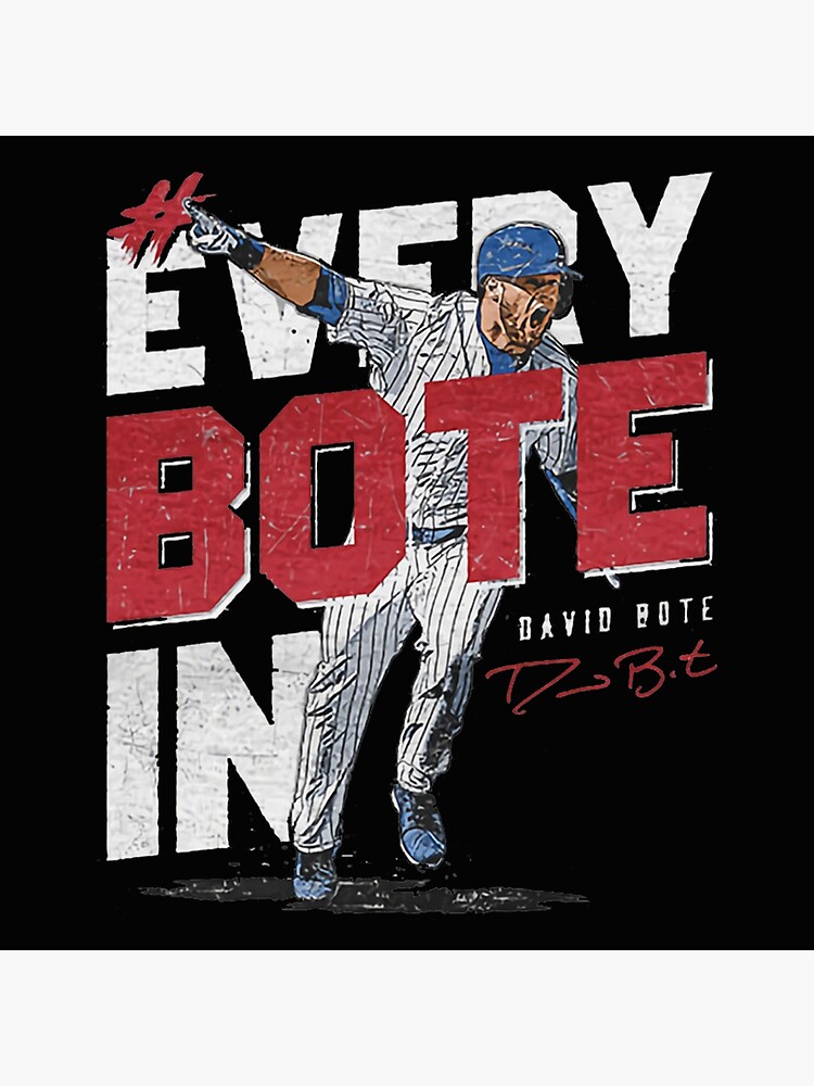 David Bote 3/4 Sleeve Raglan T-Shirt - David Bote Walk-Off Grand Slam 