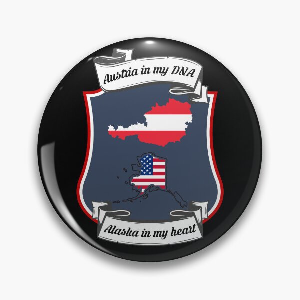 Item preview, Austria in my DNA, Alaska in my heart Heritage designed and sold by Tony ⭐⭐⭐⭐⭐.