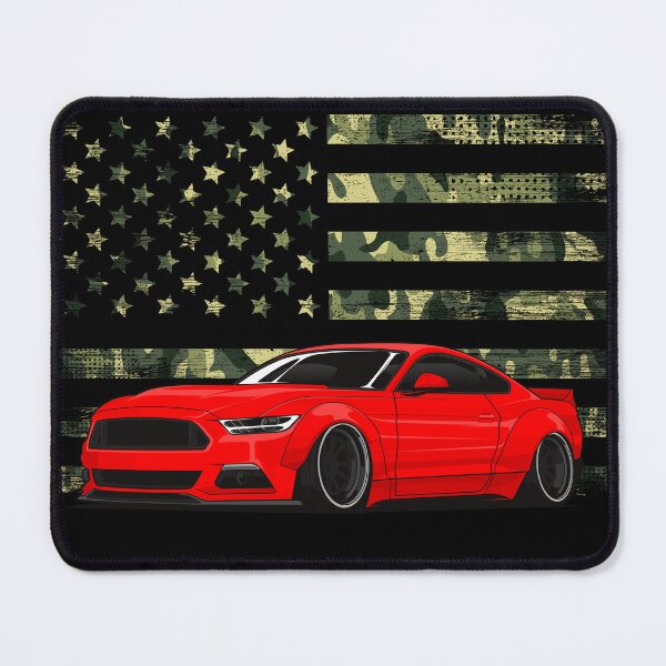 Item preview, Patriotic American Flag V8 Muscle Car Pony Mustang designed and sold by AutoDesignWerks.
