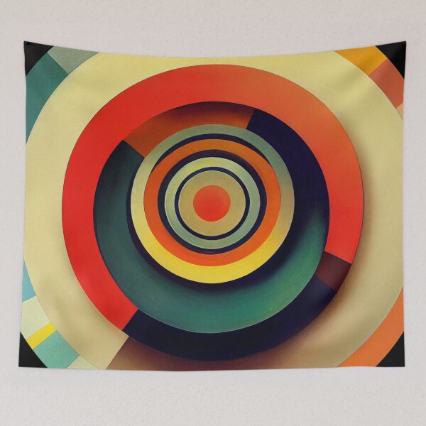 Item preview, Painted Concentric Circles designed and sold by Texterns.