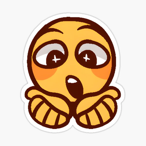 Thinking about cursed emoji hand | Sticker