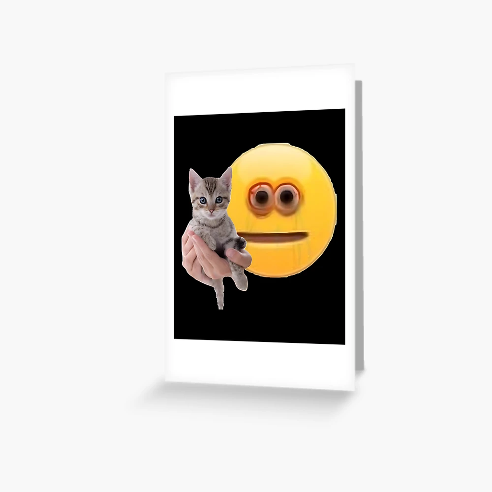 Thinking about cursed emoji hand Sticker for Sale by JanineUrban