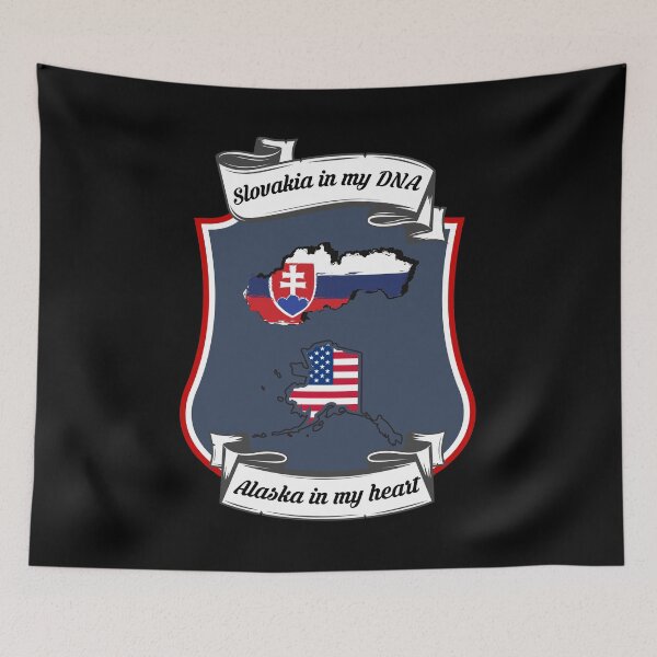 Item preview, Slovakia in my DNA, Alaska in my heart Heritage designed and sold by Tony ⭐⭐⭐⭐⭐.