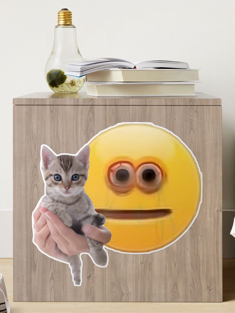 sticker cursedemoji xursed emoji cat sticker by @kitten1y