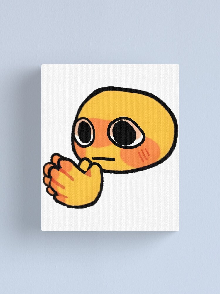 cursed emoji, hand emoticon meme drawing. - Cursed - T-Shirt