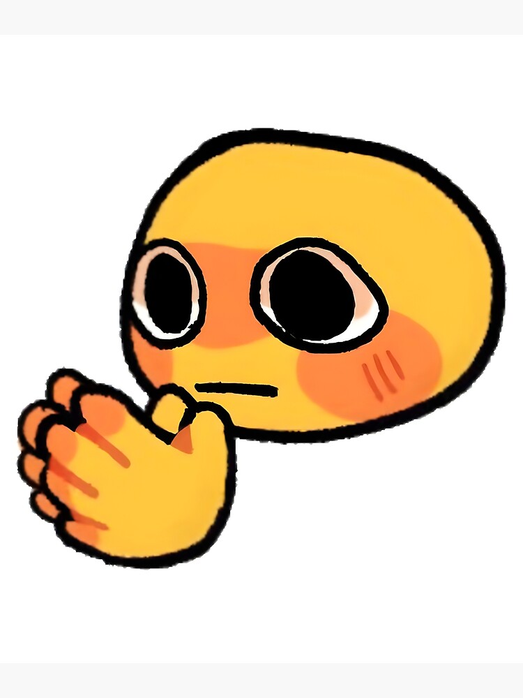 I tried to do the cursed emoji thingy, I hate hands. : r/BadDrawings