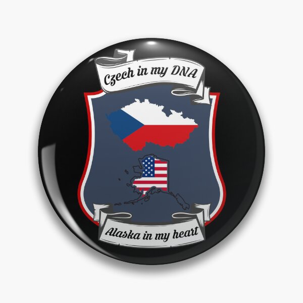 Item preview, Czech in my DNA, Alaska in my heart Heritage designed and sold by Tony ⭐⭐⭐⭐⭐.