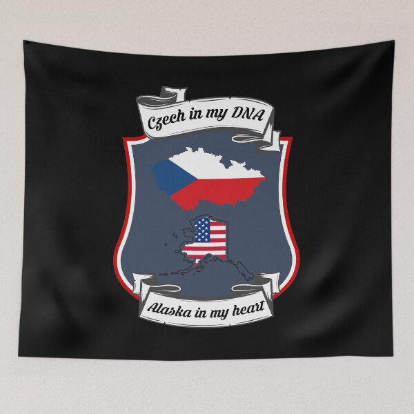 Item preview, Czech in my DNA, Alaska in my heart Heritage designed and sold by Tony ⭐⭐⭐⭐⭐.
