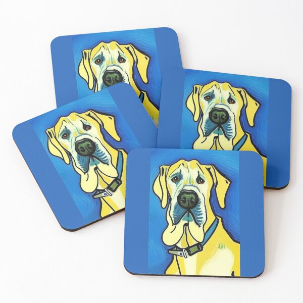 Item preview, Vincent van Dog (#33) Van Gogh dog [Create a set!] designed and sold by SolidEarthArt.