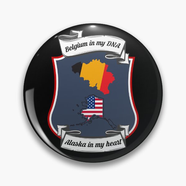Item preview, Belgium in my DNA, Alaska in my heart Heritage designed and sold by Tony ⭐⭐⭐⭐⭐.