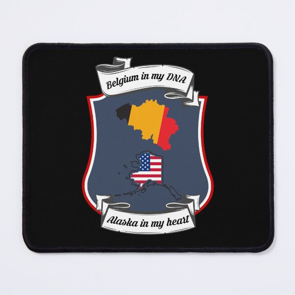 Item preview, Belgium in my DNA, Alaska in my heart Heritage designed and sold by Tony ⭐⭐⭐⭐⭐.