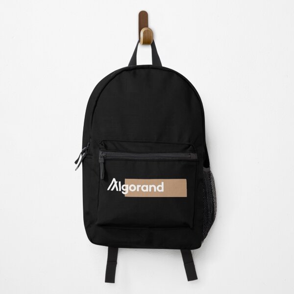 Item preview, Algorand ALGO Crypto Altcoin - Classic Clean Logo with Beige Rectangle designed and sold by CryptoMoods.