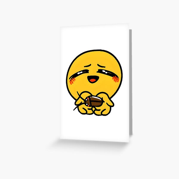 Thinking about cursed emoji hand Sticker for Sale by JanineUrban