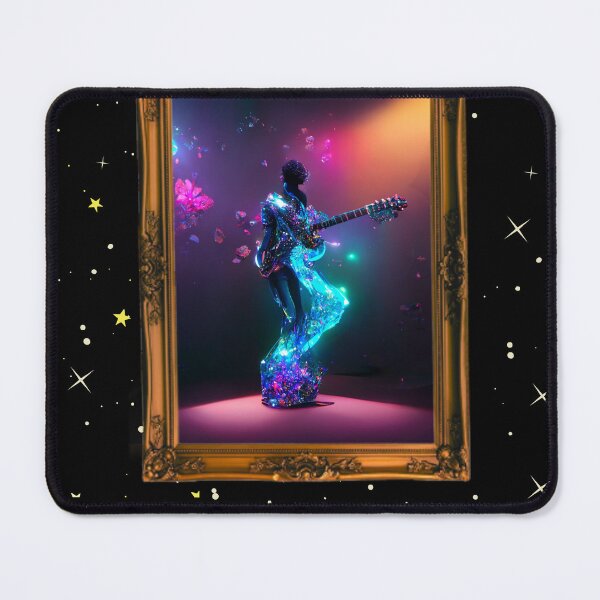 Item preview, Playing guitar as colorful  designed and sold by ImaginableAI.