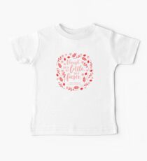 Floraler kleiner aber heftiger William Shakespeare Baby T-Shirt