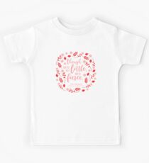 Floraler kleiner aber heftiger William Shakespeare Kinder T-Shirt