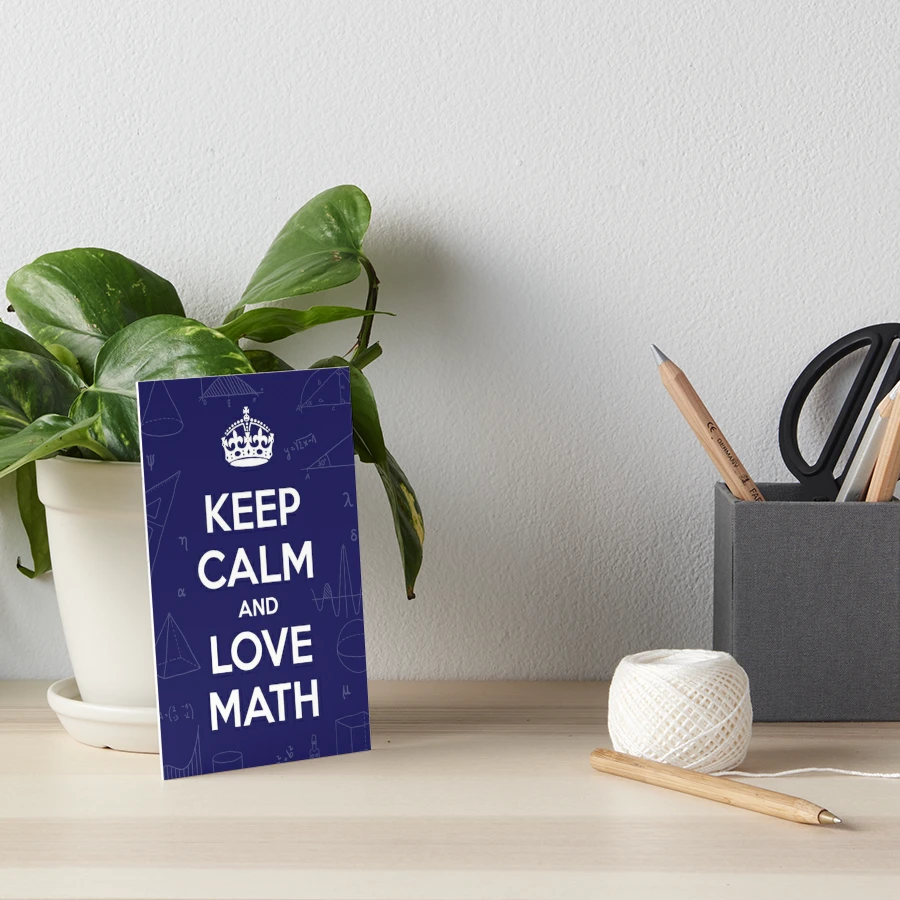 keep calm and love math wallpaper