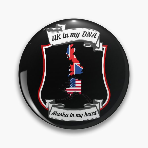 Item preview, UK in my DNA, Alaska in my heart Heritage designed and sold by Tony ⭐⭐⭐⭐⭐.