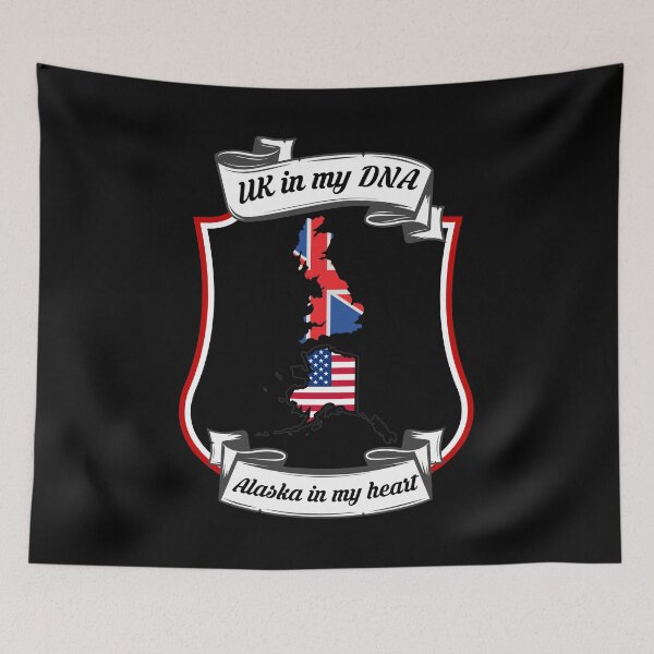 Item preview, UK in my DNA, Alaska in my heart Heritage designed and sold by Tony ⭐⭐⭐⭐⭐.