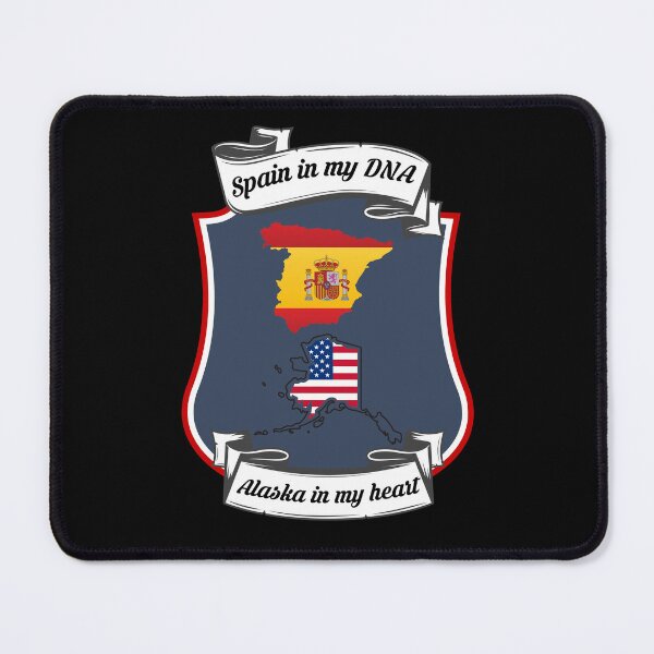 Item preview, Spain in my DNA, Alaska in my heart Heritage designed and sold by Tony ⭐⭐⭐⭐⭐.