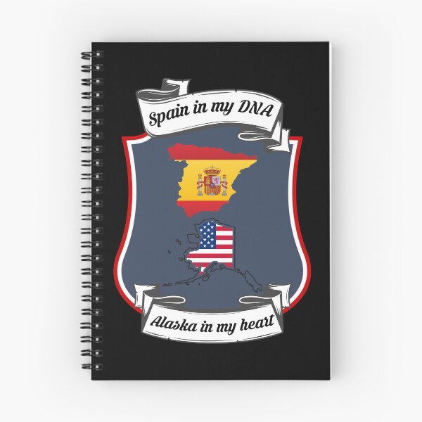 Item preview, Spain in my DNA, Alaska in my heart Heritage designed and sold by Tony ⭐⭐⭐⭐⭐.
