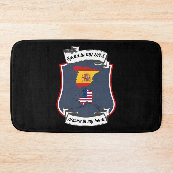 Item preview, Spain in my DNA, Alaska in my heart Heritage designed and sold by Tony ⭐⭐⭐⭐⭐.